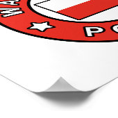 Warszawa Polska Poster (Hoek)