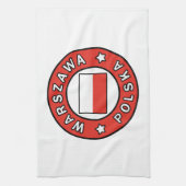 Warszawa Polska Theedoek (Verticaal)