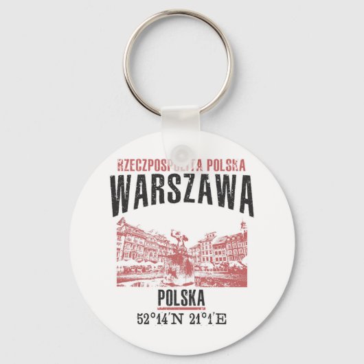 Warszawa Sleutelhanger (Voorkant)