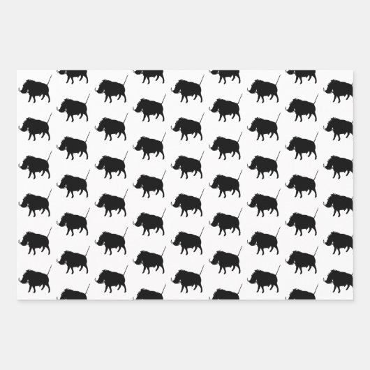 Wart Hog Inpakpapier Vel (Voorkant 3)