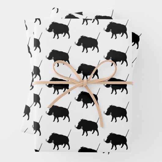 Wart Hog Inpakpapier Vel (In situ)