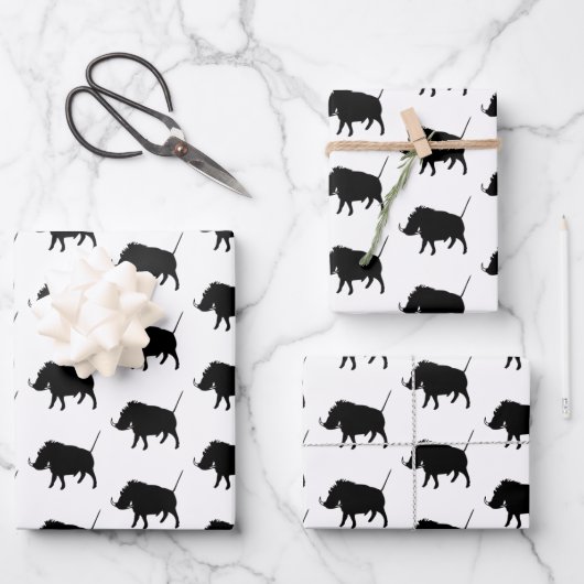 Wart Hog Inpakpapier Vel (Voorkant)