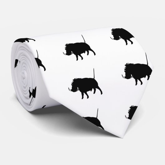 Wart Hog Stropdas (Opgerold)