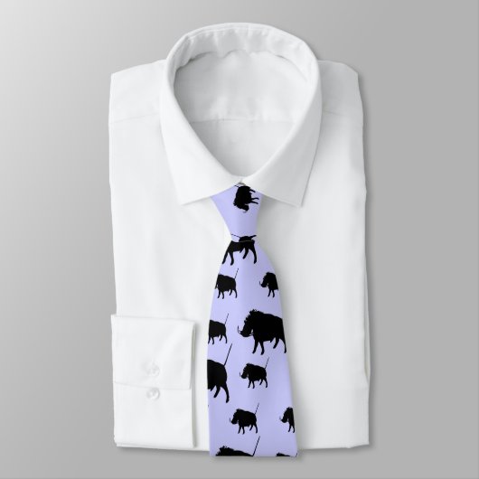 Wart Hogs Wild Boar Necktie Stropdas (Gebonden)