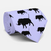 Wart Hogs Wild Boar Necktie Stropdas (Opgerold)