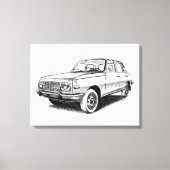 Wartburg 353  canvas afdruk (Voorkant)