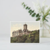 Wartburg, uit het oosten, Thüringen, Duitsland zel Briefkaart (Staand voorkant)