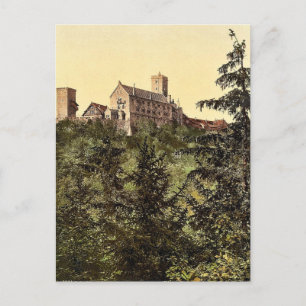 Wartburg, van het Castle Eisenach, Thüringen, Duit Briefkaart