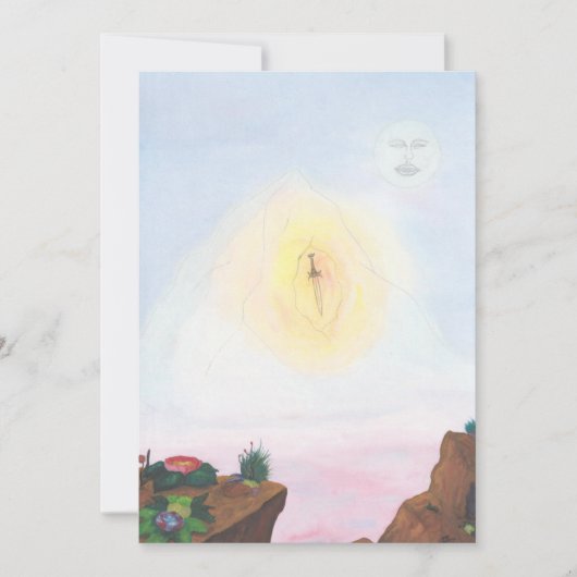 Wartercolor fantastische wereld een geweldig sproo kaart (Voorkant)