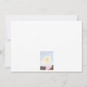 Wartercolor fantastische wereld een geweldig sproo kaart (Achterkant)