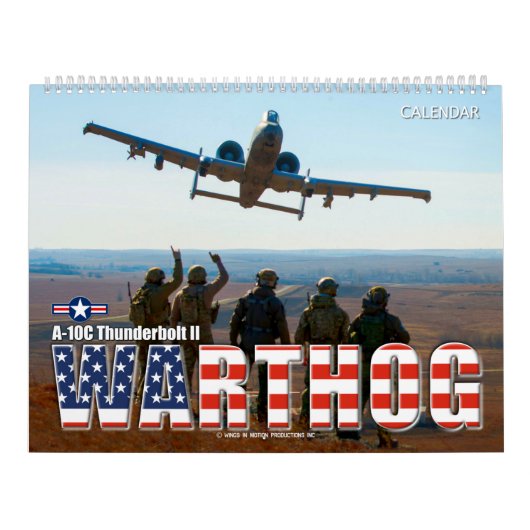 WARTHOG - A-10C Thunderbolt II Kalender (Hoes)