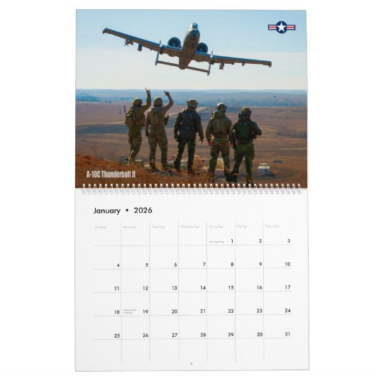 WARTHOG - A-10C Thunderbolt II Kalender (Jan 2026)