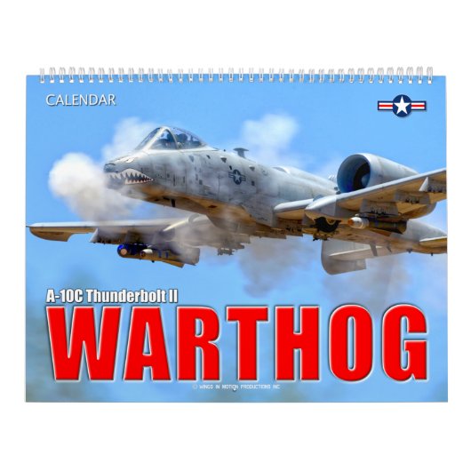 WARTHOG - A-10C Thunderbolt II Kalender (Hoes)