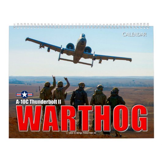 WARTHOG - A-10C Thunderbolt II Kalender (Hoes)