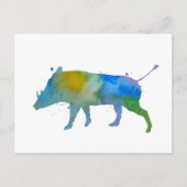 Warthog Briefkaart (Voorkant)