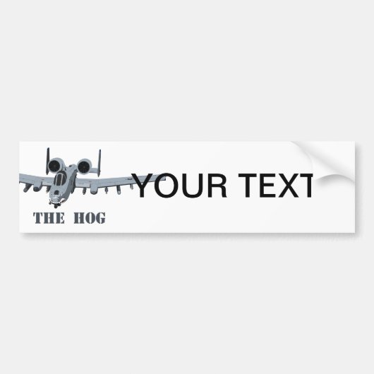 Warthog Bumpersticker (Voorkant)
