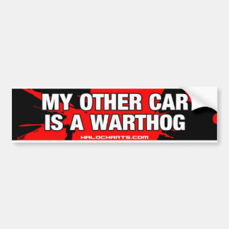 Warthog Bumpersticker