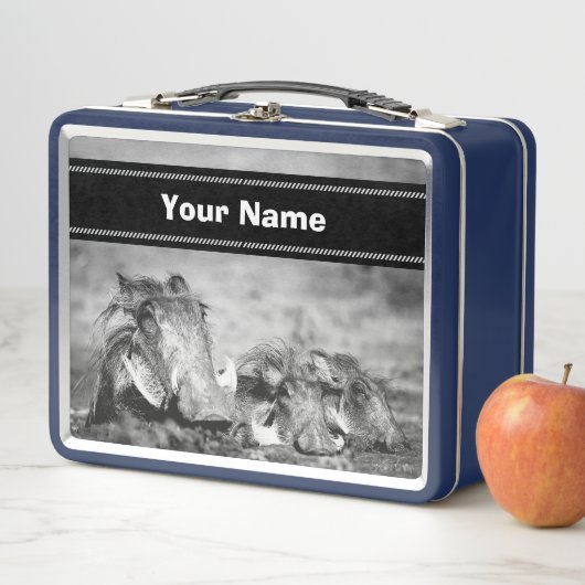 Warthog Family Lunch Box – Aangepast geschenk (In situ)