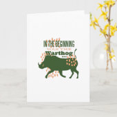 Warthog Kaart (Gele Bloem)