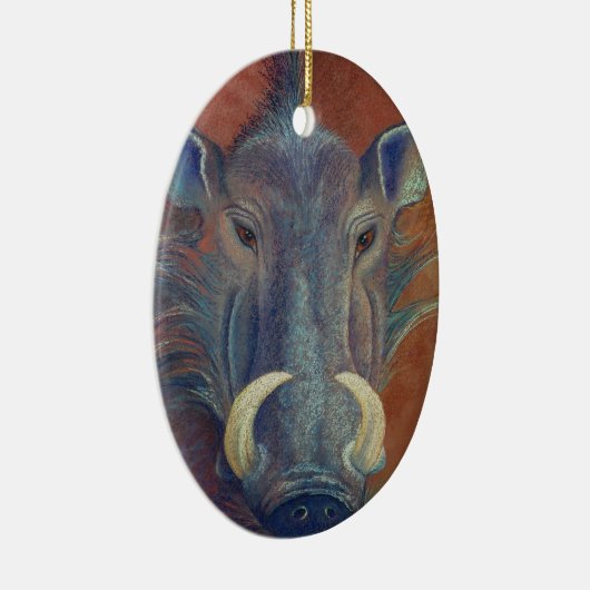 Warthog Keramisch Ornament (Rechts)