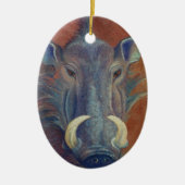 Warthog Keramisch Ornament (Voorkant)