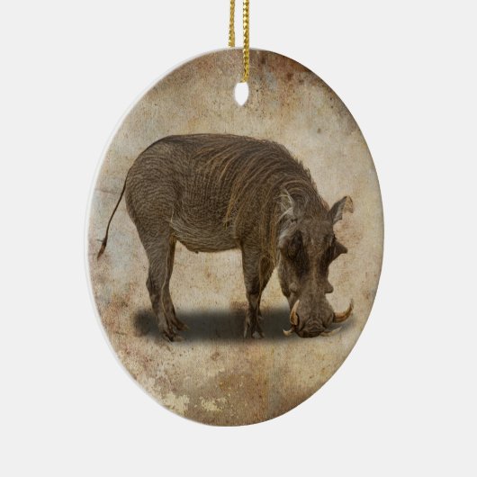 WARTHOG KERAMISCH ORNAMENT (Rechts)