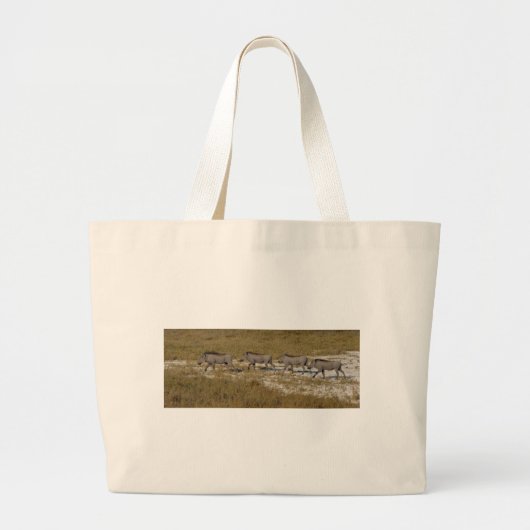 Warthog Parade Tom Wurl Grote Tote Bag (Voorkant)