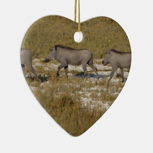 Warthog Parade Tom Wurl Keramisch Ornament (Rechts)