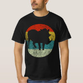 Warthog retro silhouet 70s t-shirt (Voorkant)