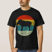 Warthog retro silhouet 70s t-shirt (Voorkant)