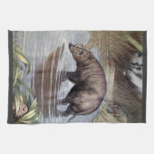 Warthog van Louis Sargent, wilde dieren Theedoek (Horizontaal)