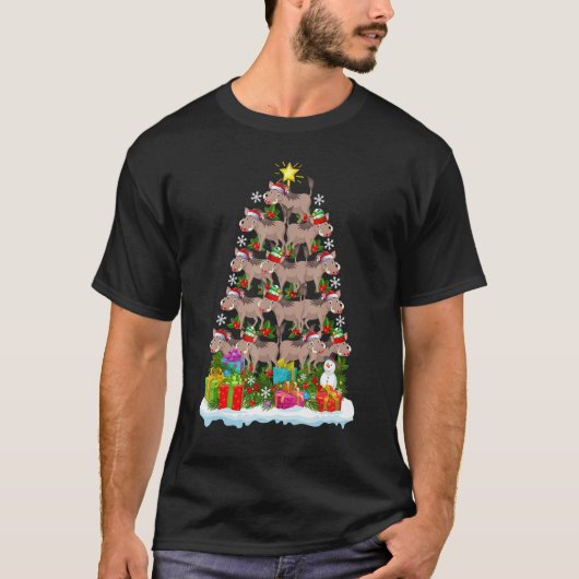 Warthog   Xmas Holiday   Warthog Christmas Tree T-shirt (Voorkant)