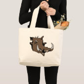 Warthoghoofd Grote Tote Bag (Voorkant (product))