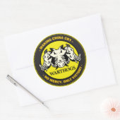 Warthogs Ronde Sticker (Envelop)