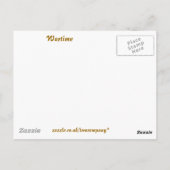 WARTIME BRIEFKAART (Achterkant)