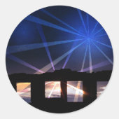 WARTIME GHOSTS WALES UK RONDE STICKER (Voorkant)