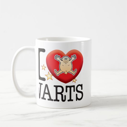 Warts Love Man Koffiemok (Links)