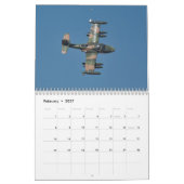 Warvogels — ZK-ARJ (gemiddelde maand van 2 bladzij Kalender (Feb 2027)