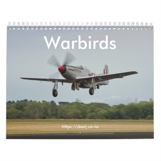 Warvogels — ZK-ARJ (gemiddelde maand van 2 bladzij Kalender (Hoes)