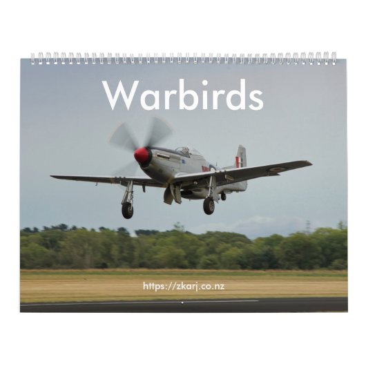 Warvogels — ZK-ARJ (grote maand van 2 pagina) Kale Kalender (Hoes)