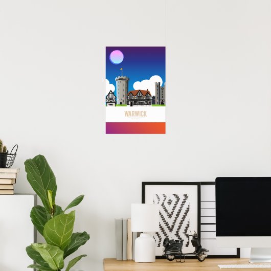 Warwick, Engeland Poster (Thuiskantoor)
