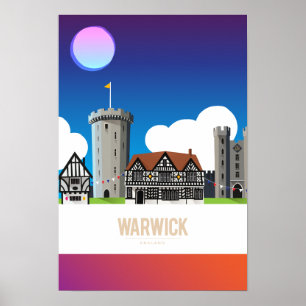 Warwick, Engeland Poster