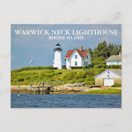 Warwick Neck Lighthouse, Rhode Island Briefkaart