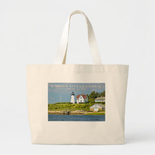 Warwick Neck Lighthouse, Rhode Island Canvas tas