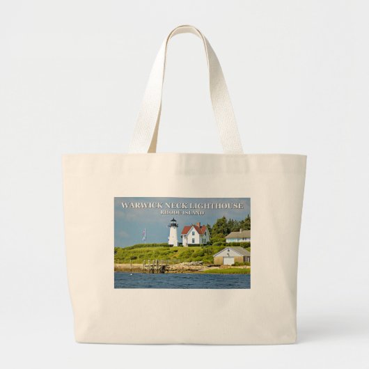 Warwick Neck Lighthouse, Rhode Island Canvas tas (Voorkant)