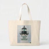 Warwick Neck Lighthouse, Rhode Island Canvas tas (Voorkant)