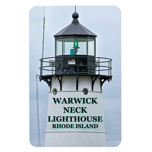 Warwick Neck Lighthouse, Rhode Island Flexi Magnet Magneet (Verticaal)
