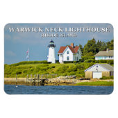 Warwick Neck Lighthouse, Rhode Island Flexi Magnet Magneet (Horizontaal)
