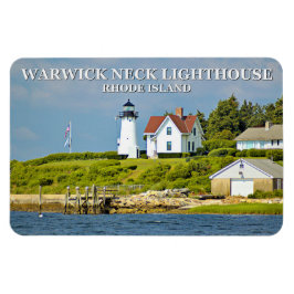 Warwick Neck Lighthouse, Rhode Island Flexi Magnet Magneet