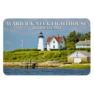 Warwick Neck Lighthouse, Rhode Island Flexi Magnet Magneet